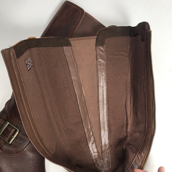 Timberland Women’s Leather Riding Boot Size 8.5 - Picture 3 of 12